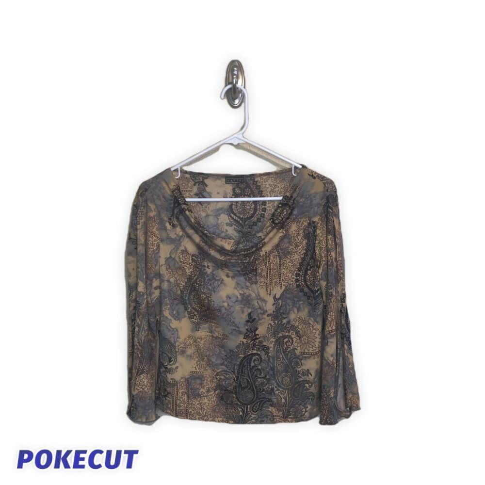 Catty Scoop Neck Blouse 